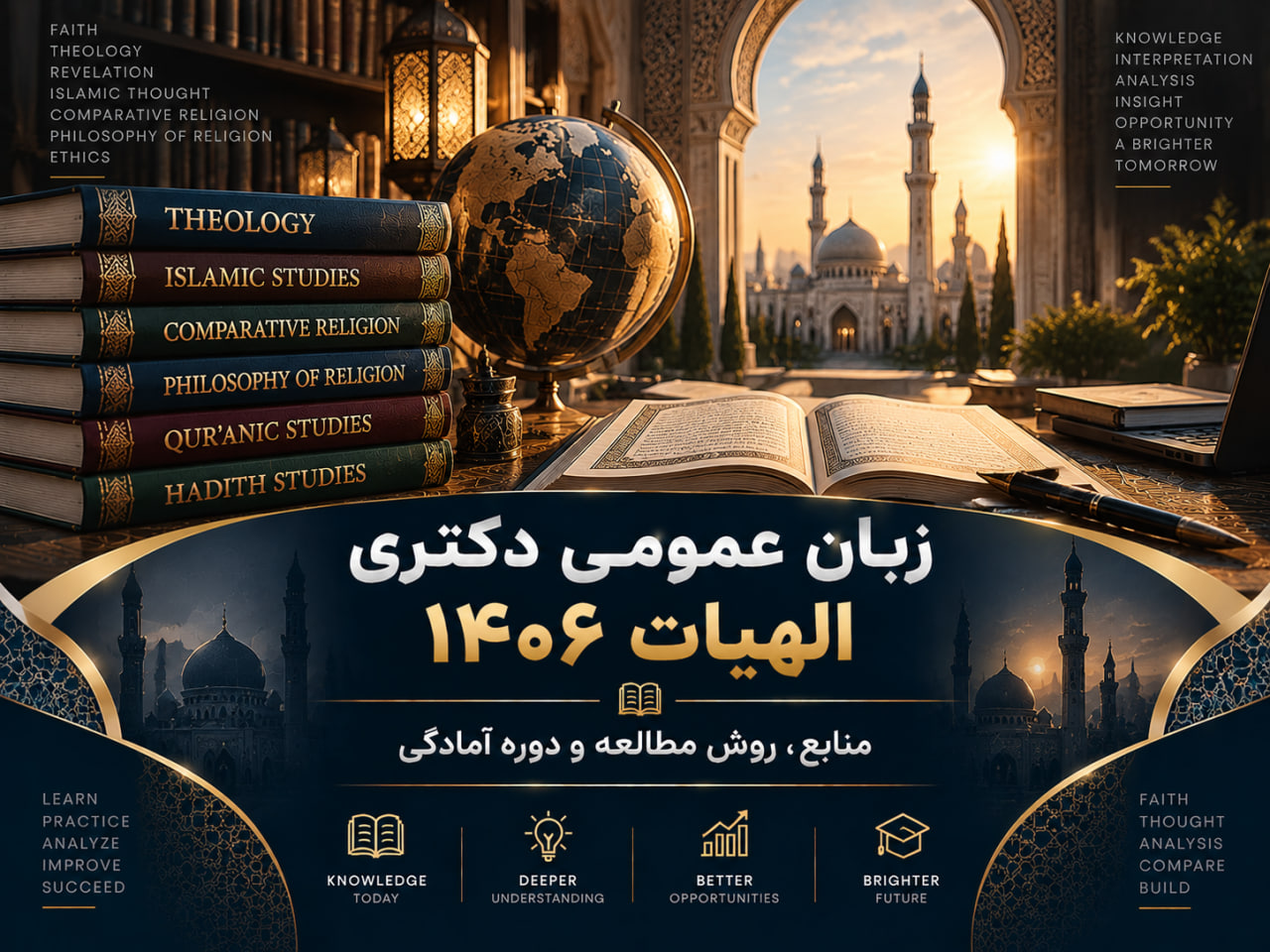 زبان عمومی دکتری الهیات 1406 | منابع، روش مطالعه و دوره آمادگی