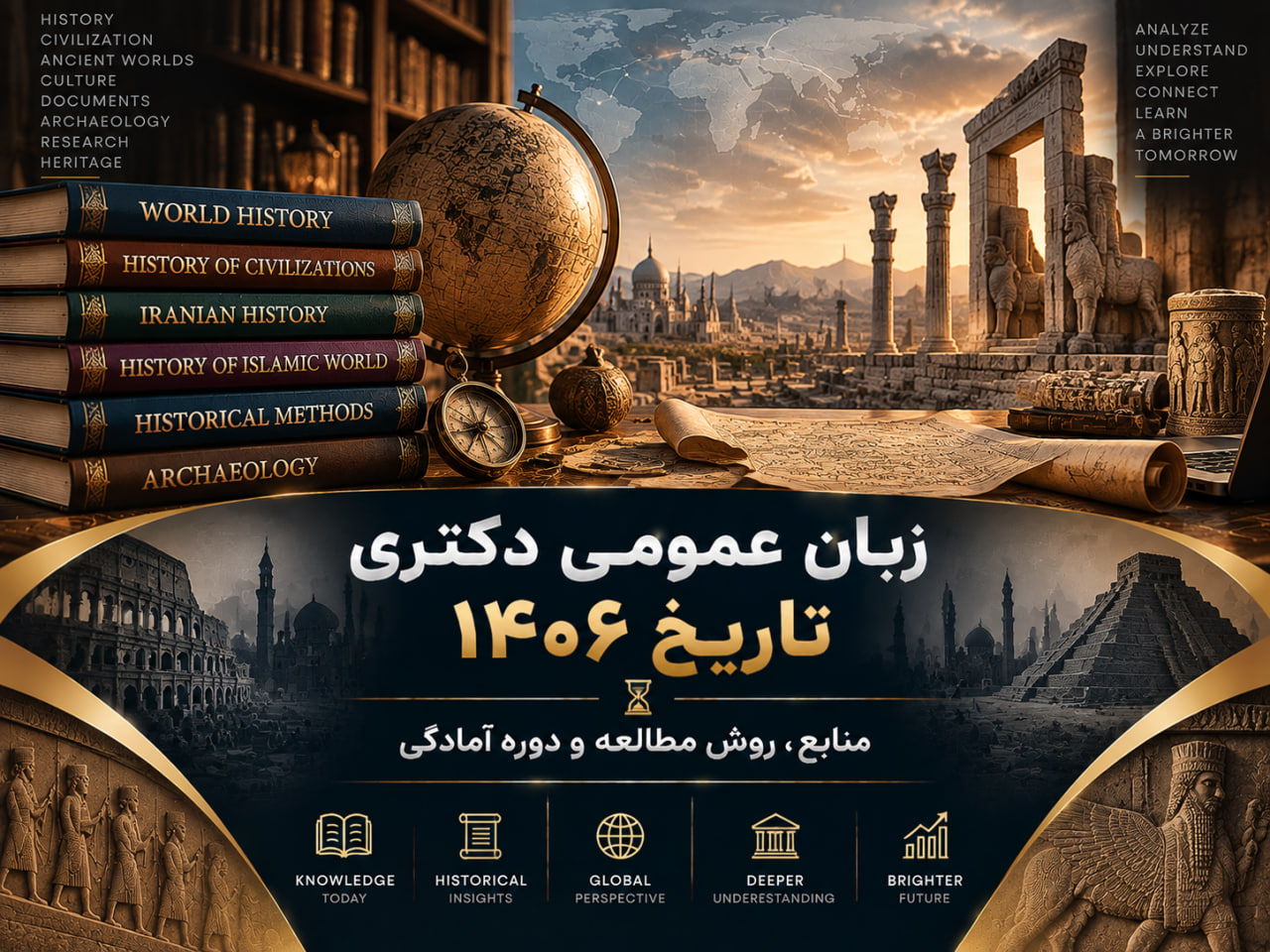 زبان عمومی دکتری تاریخ 1406 | منابع، روش مطالعه و دوره آمادگی
