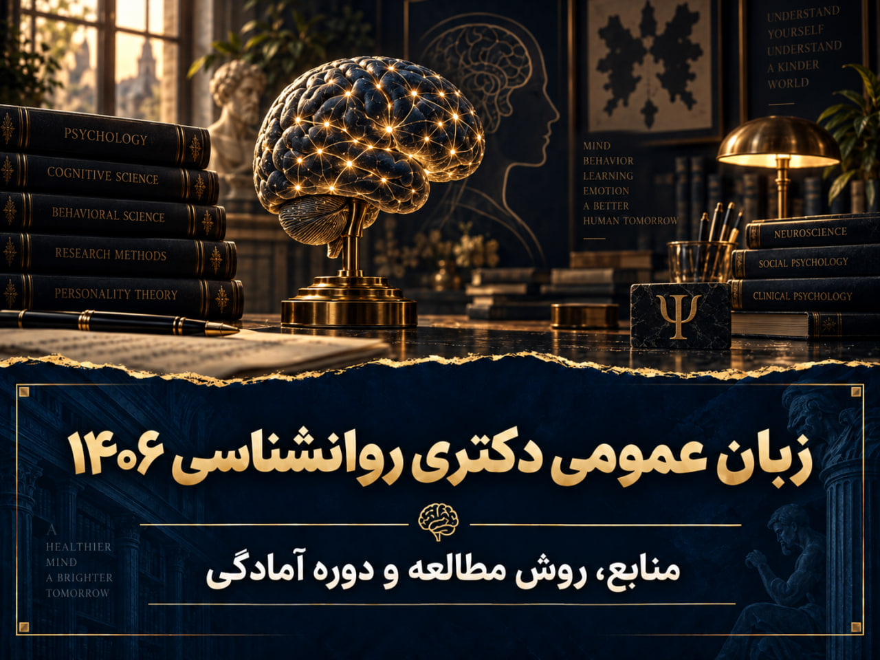 زبان عمومی دکتری روانشناسی 1406 | منابع، روش مطالعه و دوره آمادگی