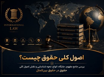 اصول کلی حقوق چیست؟ بررسی جامع مفهوم، جایگاه، انواع، نحوه شناسایی و نقش اصول کلی حقوق در حقوق بین‌الملل